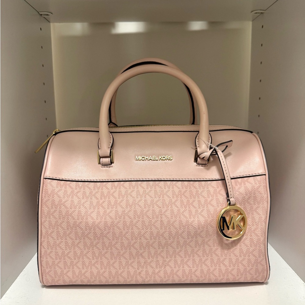 Michael Kors Blush Pink Signature Satchel